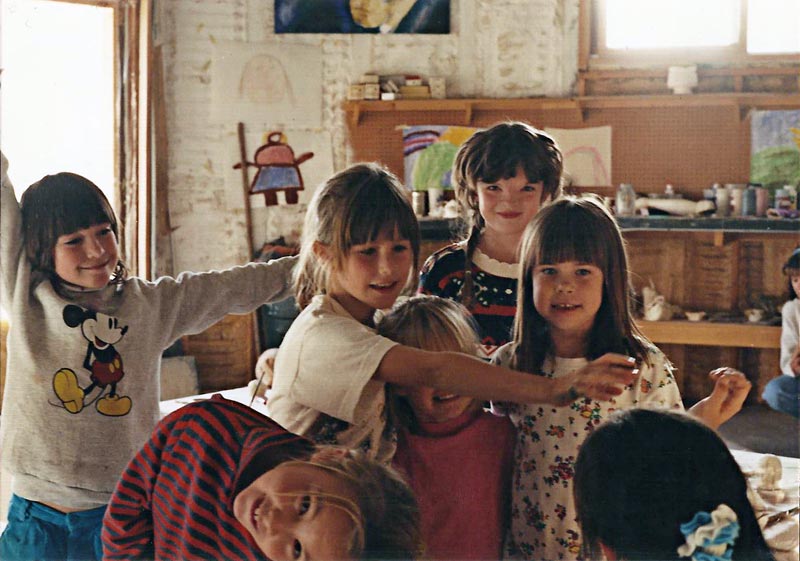 art for kids ages 4 through 80 in the grain bins
